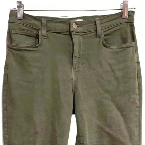 L'AGENCE Sada Ankle Slim Jeans Green - Picture 3 of 10